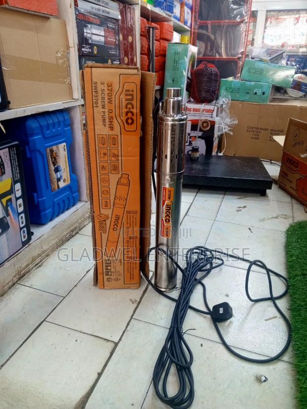 Ingco Deep Well 72mts Submassible Water Pump 0.5hp