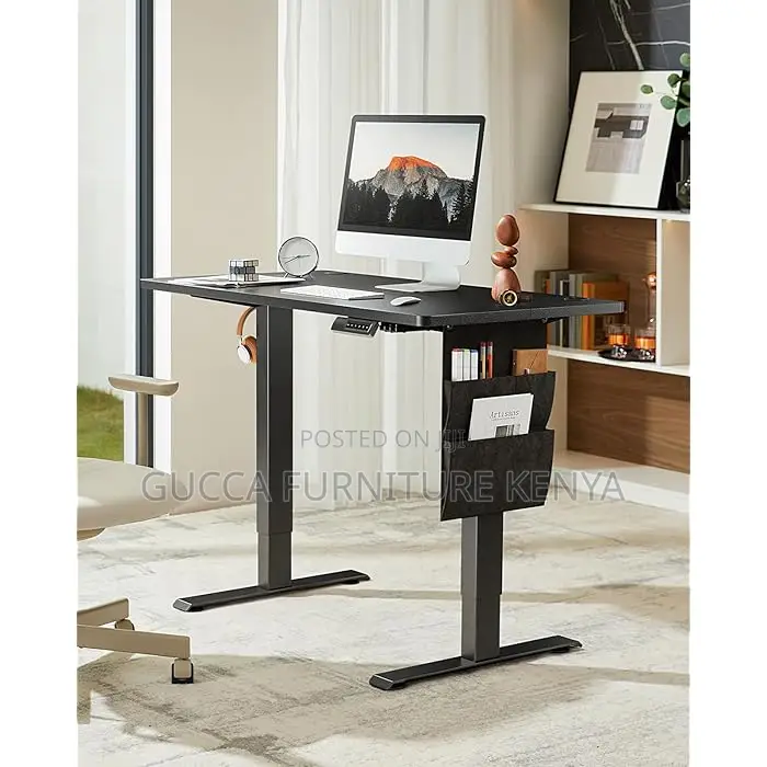 Office Tables: Electric Adjustable Home Office Computer Desk