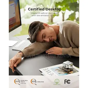 Office Tables: Electric Adjustable Home Office Computer Desk