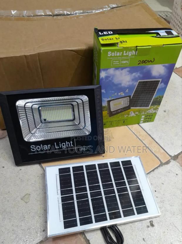 LED Solar Street Lighting 200W Plus Solar Panel