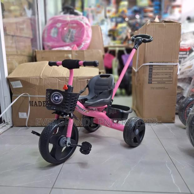 Tricycle, Tricycle With Push Handle - main view