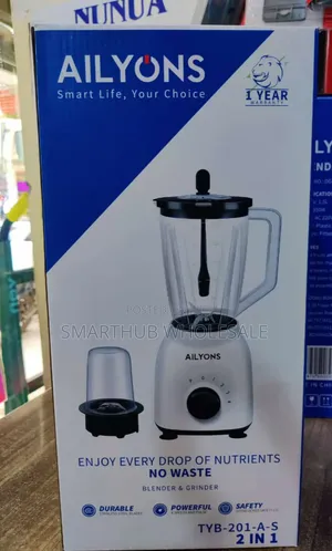 *Ailyons 2 In1 Blender White