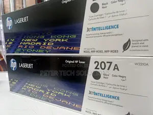 HP 207A Black Original Laserjet Toner Cartridge (W2210A)