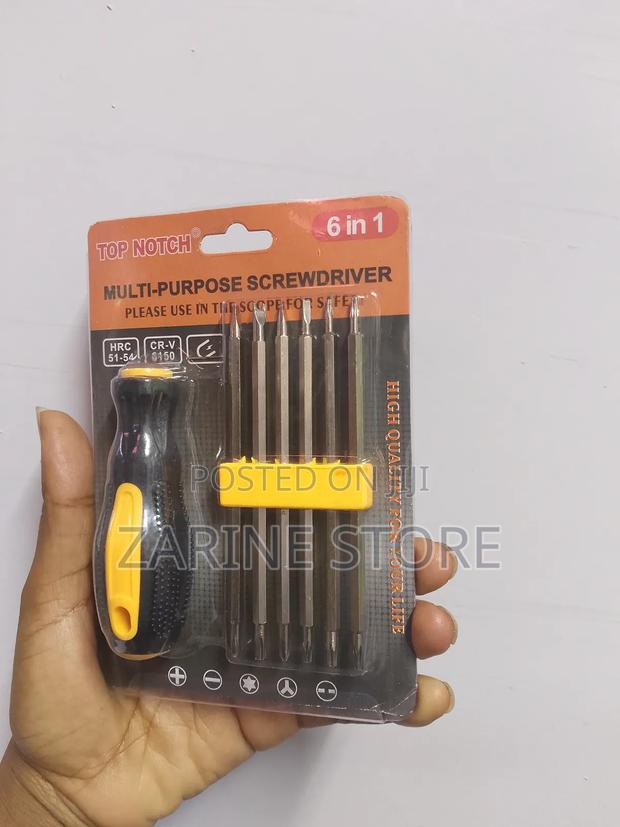 Top Notch Double Sided Screwdriver 6 in 1 - thumbnail 3