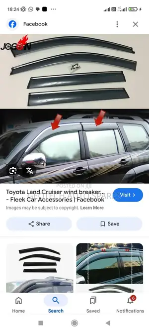 Toyota Prado Land Cruiser Fj 150 Original Windbreakers