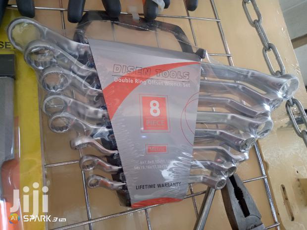 8pcs Double Ring Wrench Set