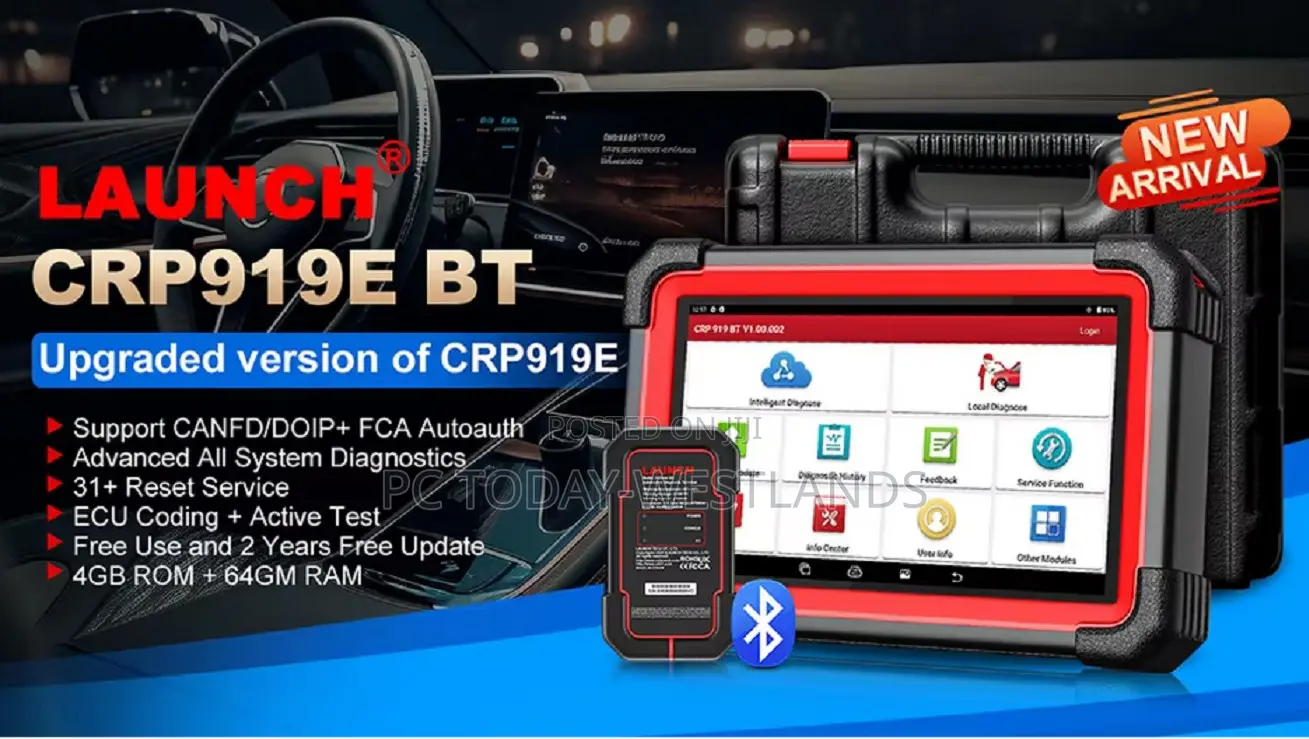 Launch X431 Crp919e Bt Car Diagnostic Tool Ecu Coding