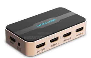 Vention 1 in 4 Out HDMI Splitter Black - main view