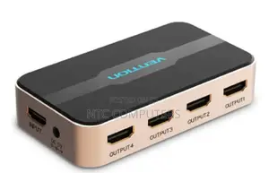 Vention 1 in 4 Out HDMI Splitter Black