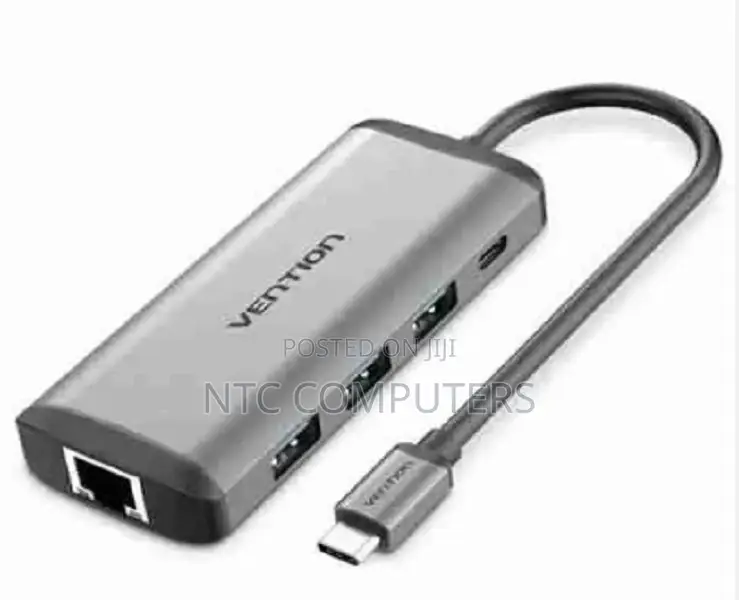 Vention USB-C MULTI-FUNCTIONAL 6 in 1 DOCKING STATION Type