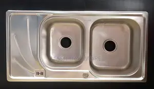 Double Bowl Single Drain Kitchen Sink