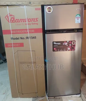Ramtons 204 Litres 2 Door Direct Cool Fridge, Inox – Rf/345