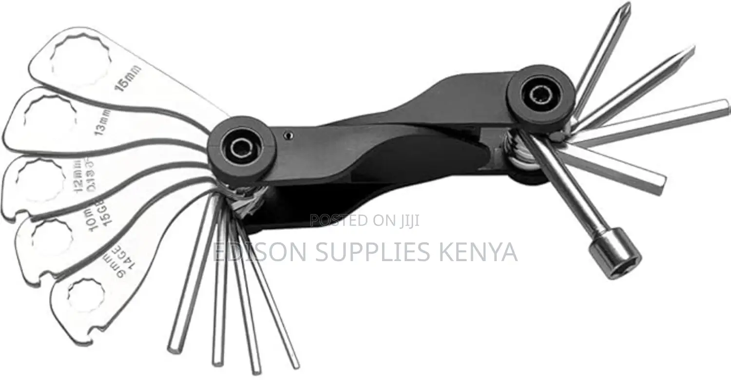 Bike Repair Tools Kit 17pcs Bicycle Socket Wrench Multi-Tool