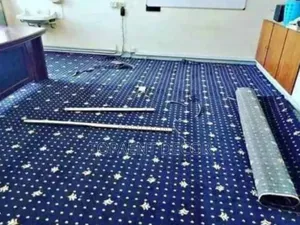 Flowered Presidential Wall to Wall Office Carpet