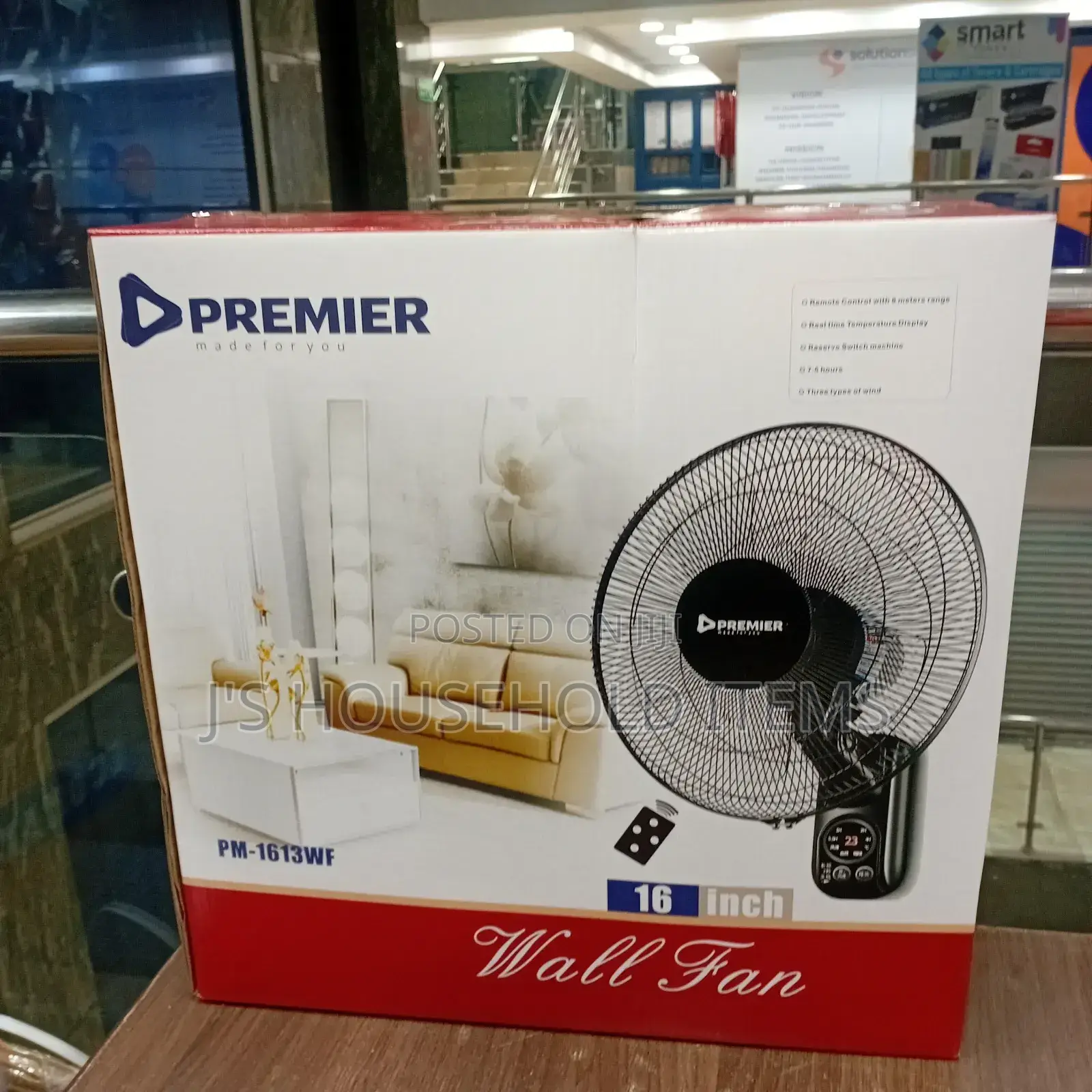 Premier 16-Inch Wall Fan