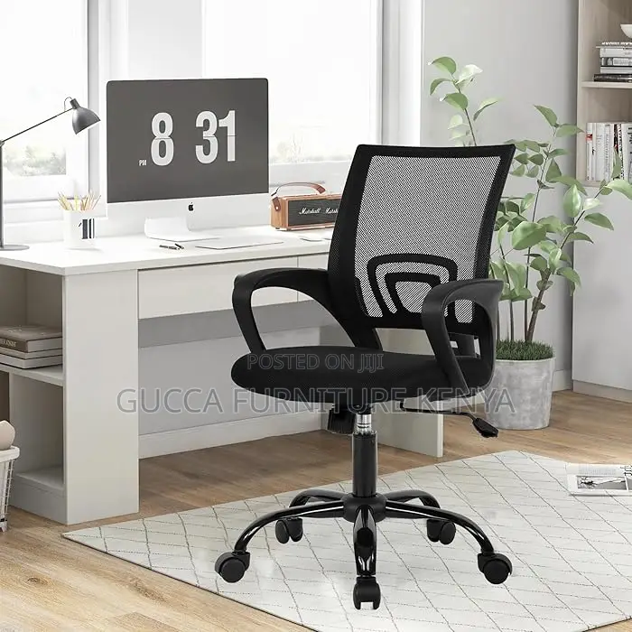 Office Chairs: Executive Mesh Rolling Swivel Task Chair