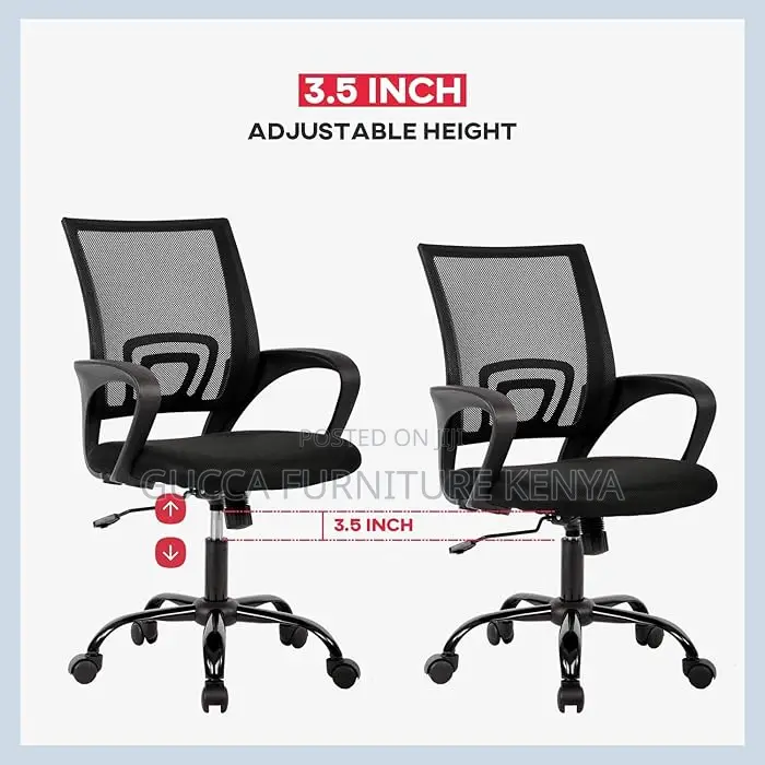 Office Chairs: Executive Mesh Rolling Swivel Task Chair