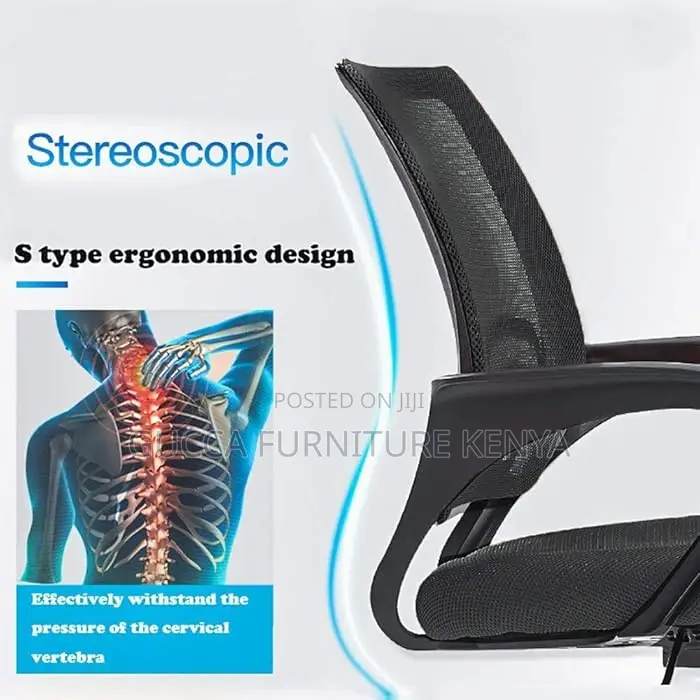 Office Chairs: Executive Mesh Rolling Swivel Task Chair