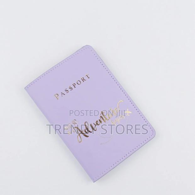 PU Leather Passport Holder - main view