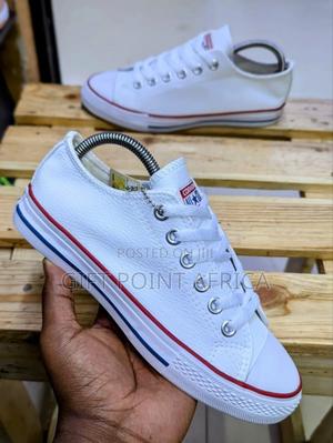 Soft Leather Converse White in Color - thumbnail 2