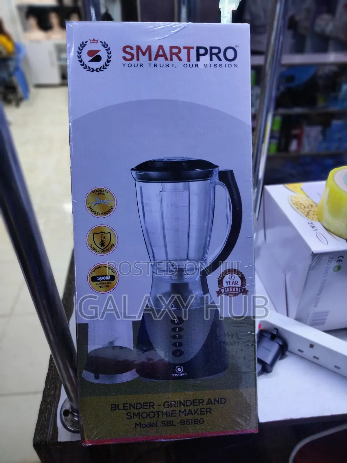 Smartpro 2 in 1 Blender- SBL-853b