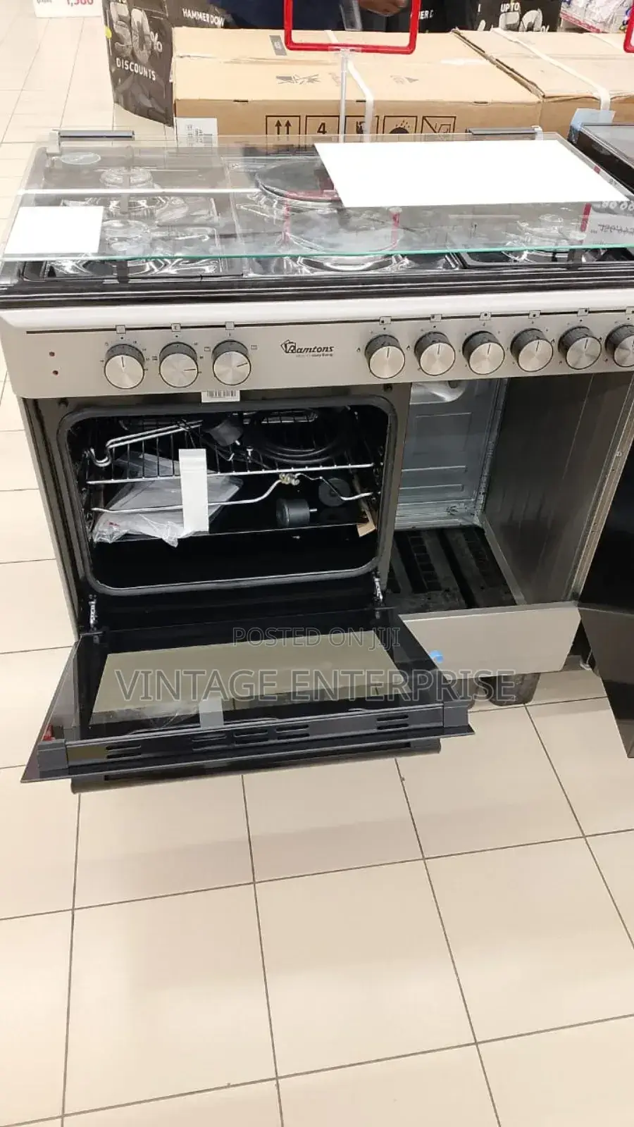 Ramtons RF/496-60*90 Stainless Steel Cooker