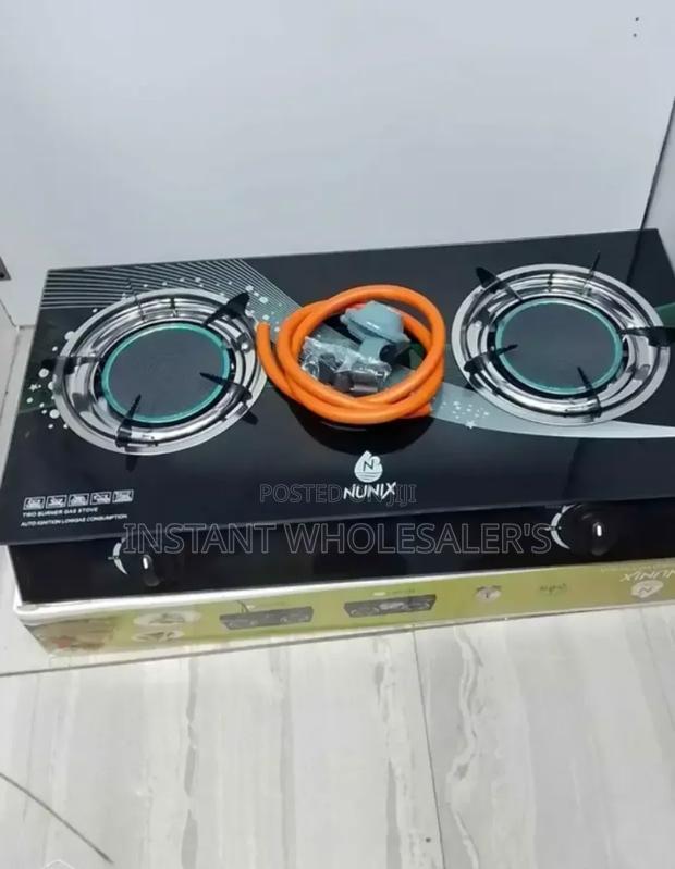 Glass Top 2 Burner Gas Cooker - main view
