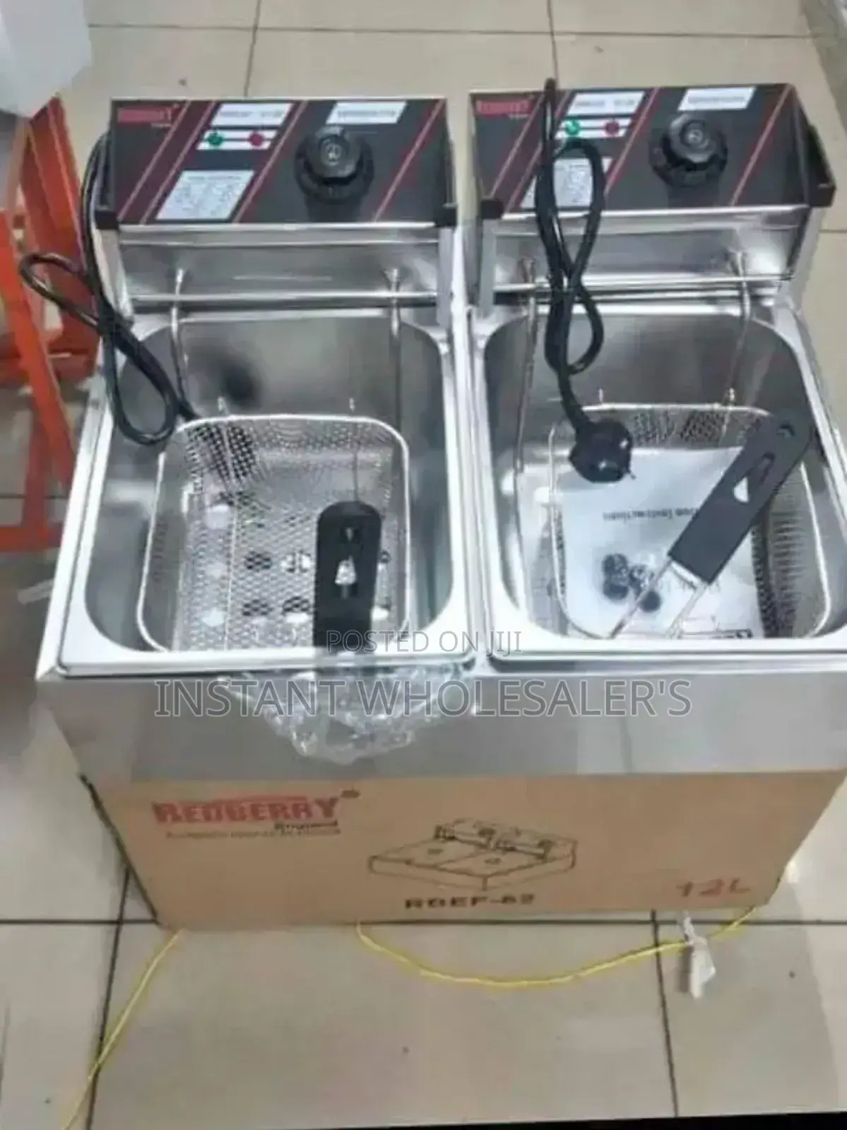 Double Cooker Deep Fryer