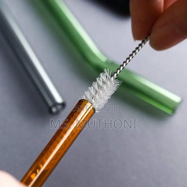 10pcs/Set Reusable Metallic Straw Cleaners - thumbnail 6