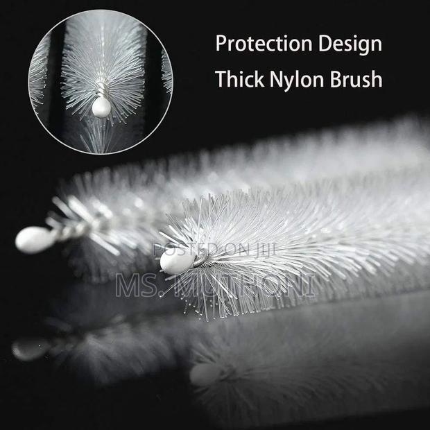 10pcs/Set Reusable Metallic Straw Cleaners - thumbnail 5