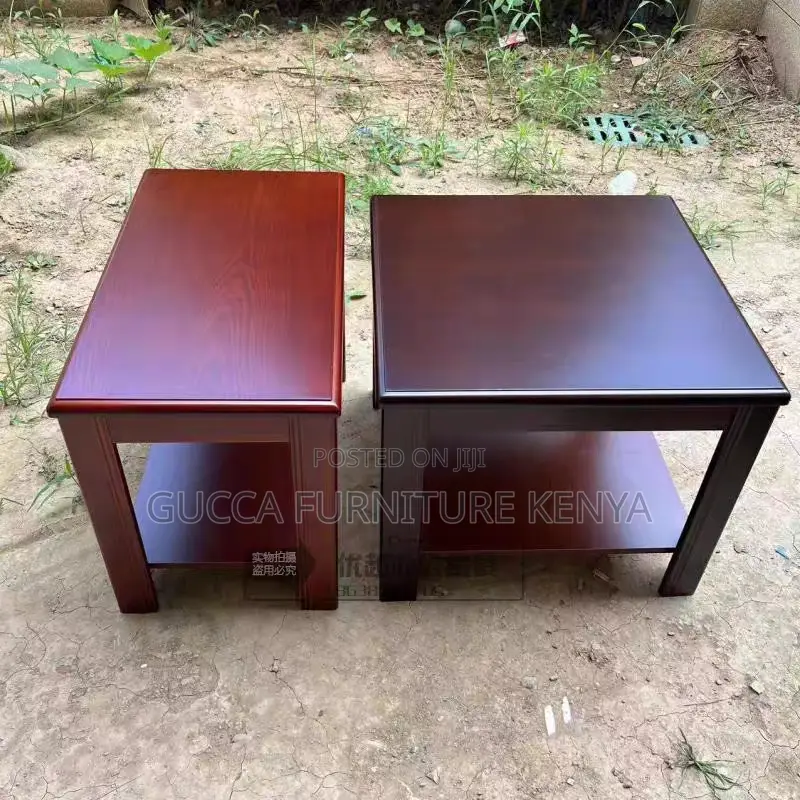 Coffee Tables:60cm Square Executive Mahogany Coffee Table