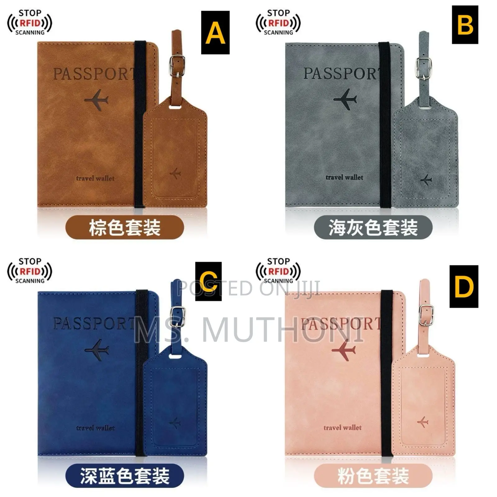 Suitcase Tag Passport Holder