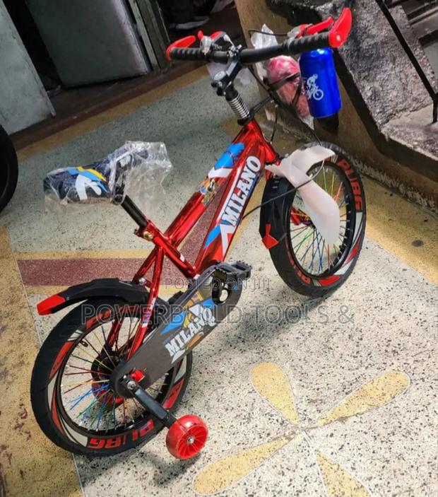 Milano Kids Bike Size 16 With Training Wheels