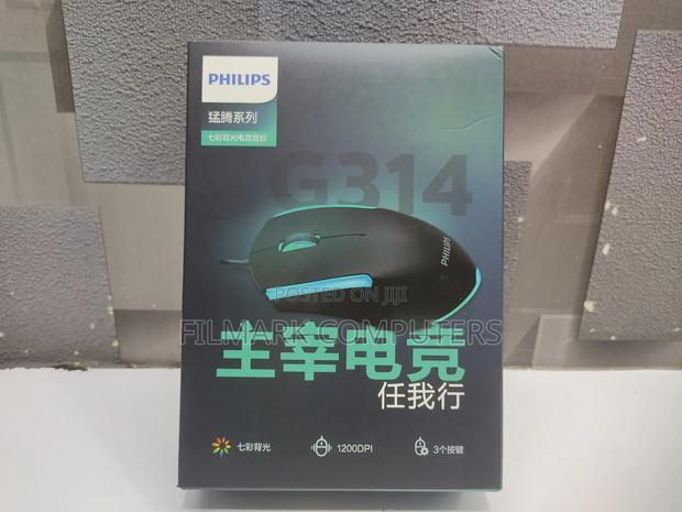 Philips G314 USB Wired Business Mouse Led Light Gaming Mouse - thumbnail 2