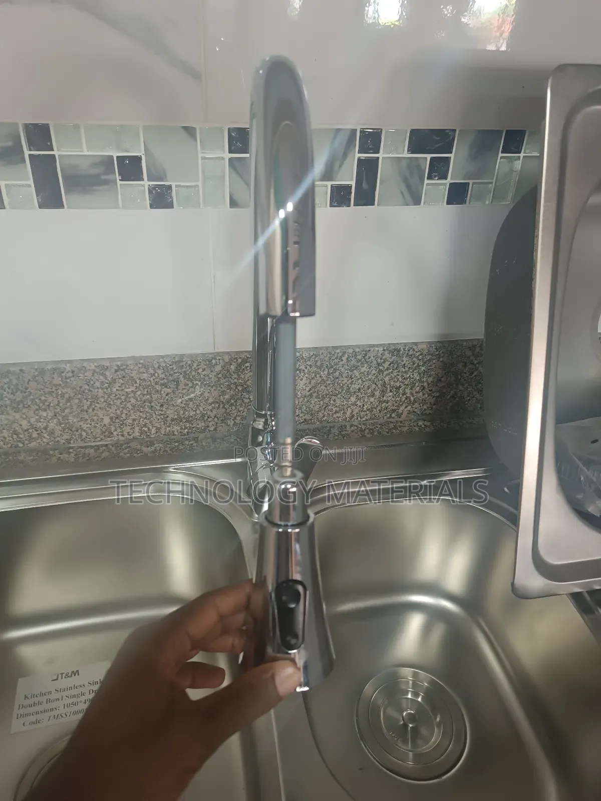 Stainless Pulldown Kitchen Mixer Tap