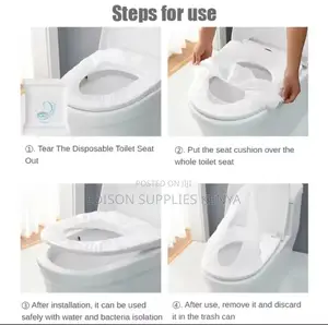Disposable Toilet Seat Cover Waterproof for Public Toilets