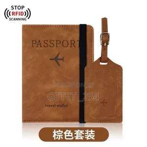 *Passport Holder,Passport Cover With RFID Blocker Plus