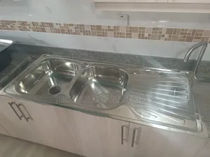 Stainless Steel Double Bowl Single Drain Sink