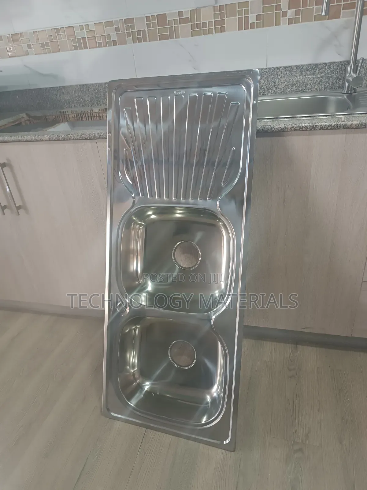 Stainless Steel Double Bowl Single Drain Sink