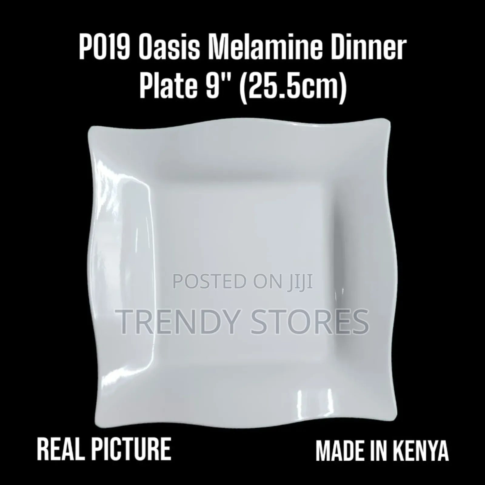 Oasis Melamine Square Dinner Plate