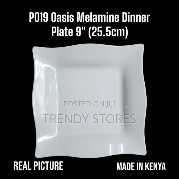 Oasis Melamine Square Dinner Plate - main view