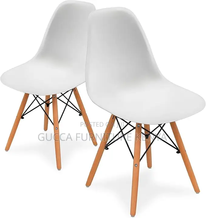Home Chairs: Modern Plastic Dining Room Chairs Shell Shape