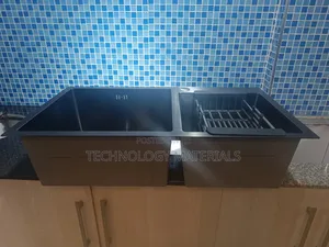 Heavy Gauge Black Granite Sink