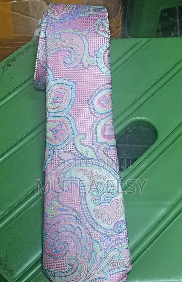 Dark Purple Pink Teardrop Executive Tie Sets. - thumbnail 3