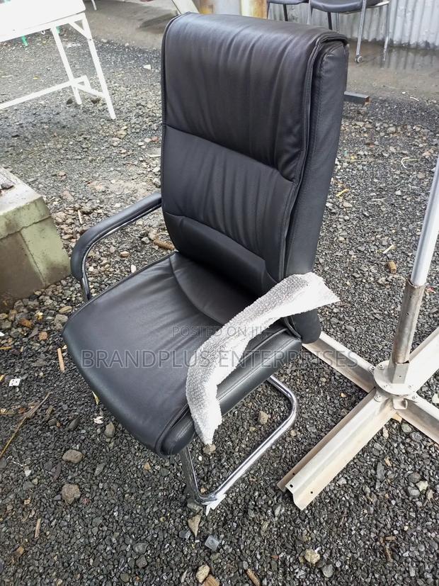 Executive Leather High Back Visitors Chair