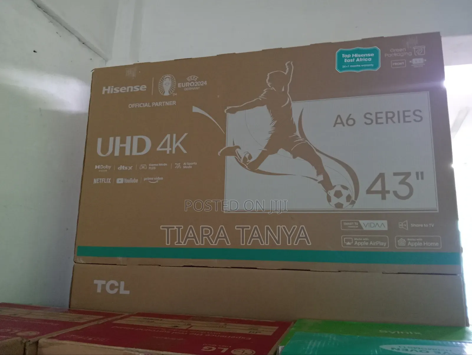 Hisense 43" Smart A6 Vidaa Tv
