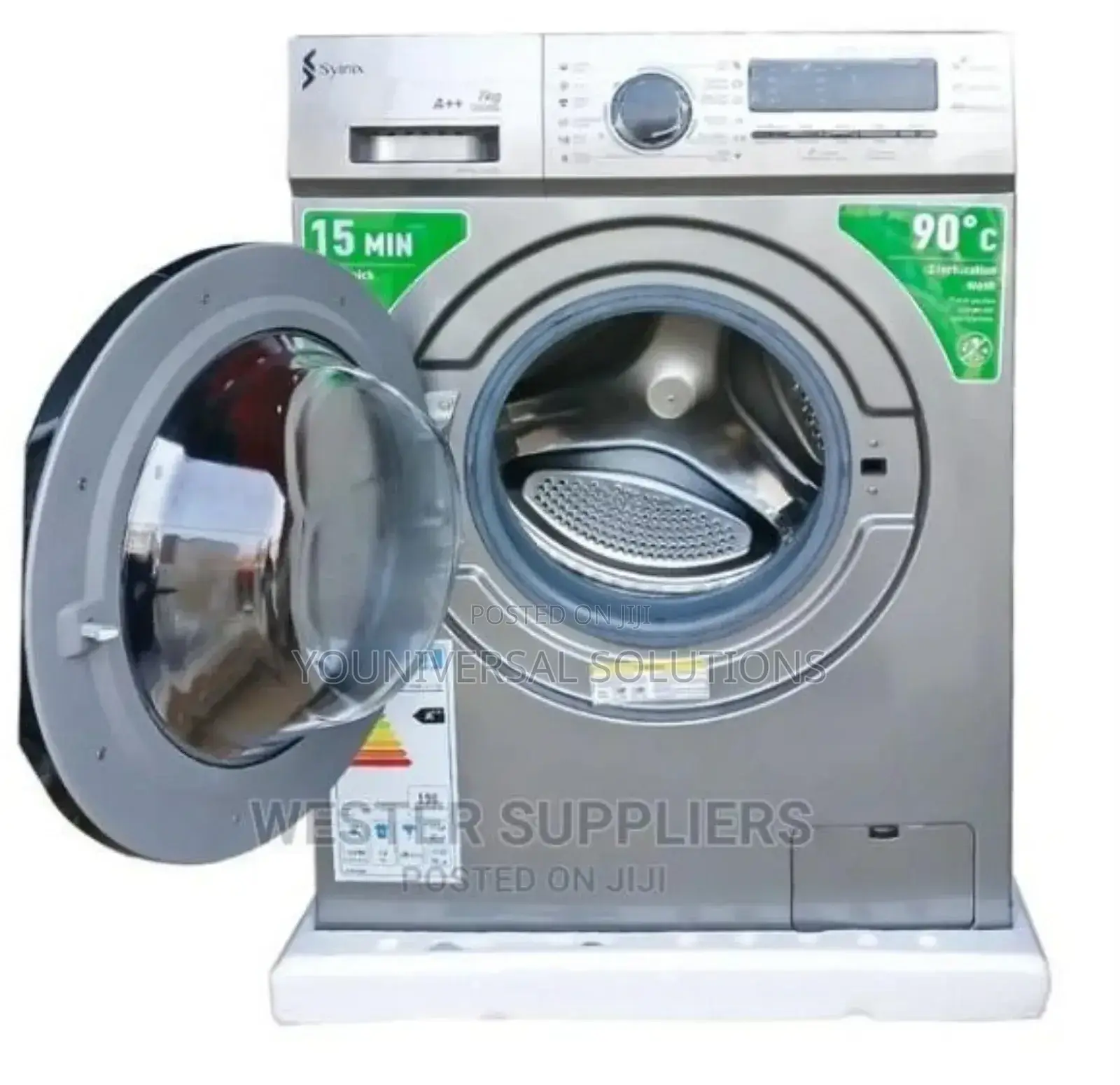 Silver Front Load Silver 7kg Washing Machine