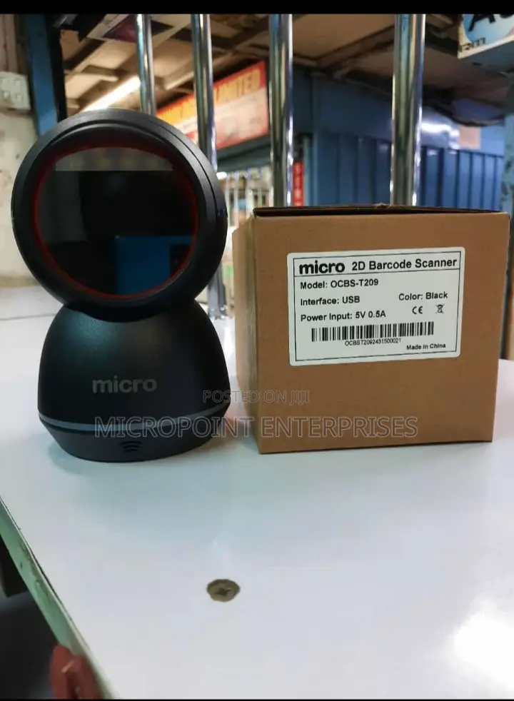 Barcode Scanner Round