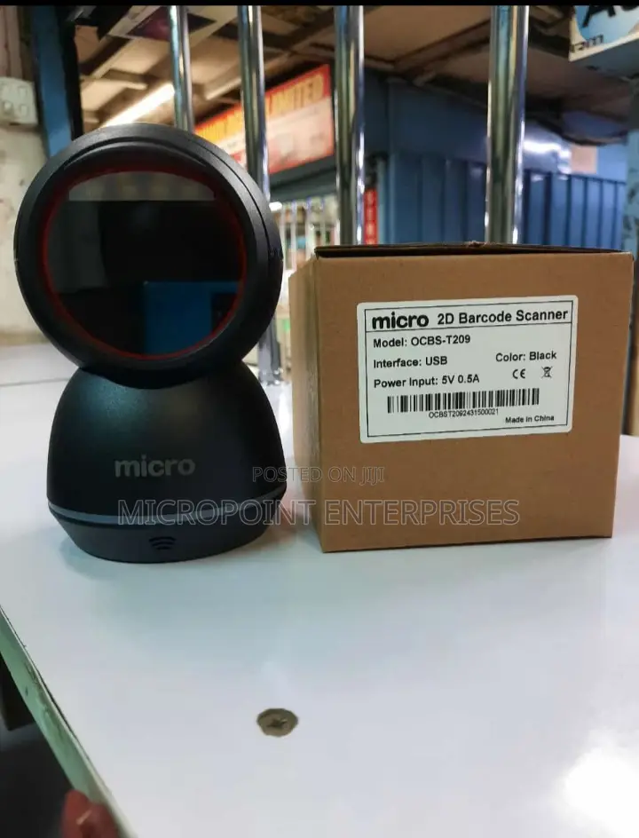 Barcode Scanner Round