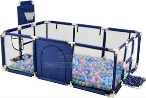 Blue Rectangular Playpen Fence - thumbnail 2